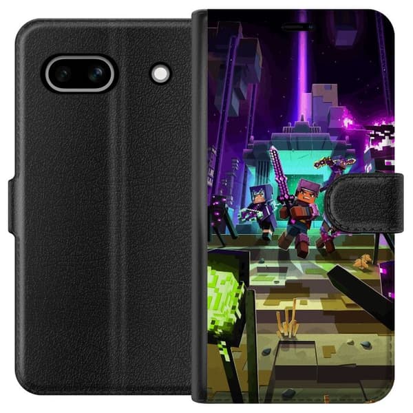 Google Pixel 7a Plånboksfodral Minecraft