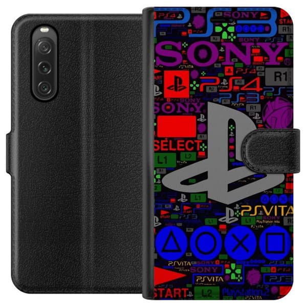 Sony Xperia 10 V Lommeboketui Playstation