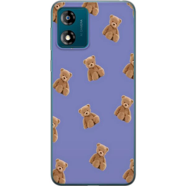 Motorola Moto E13 Läpinäkyvä kuori Lentävät karhut