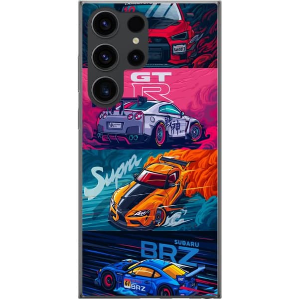 Samsung Galaxy S24 Ultra Gjennomsiktig deksel Subaru Racing
