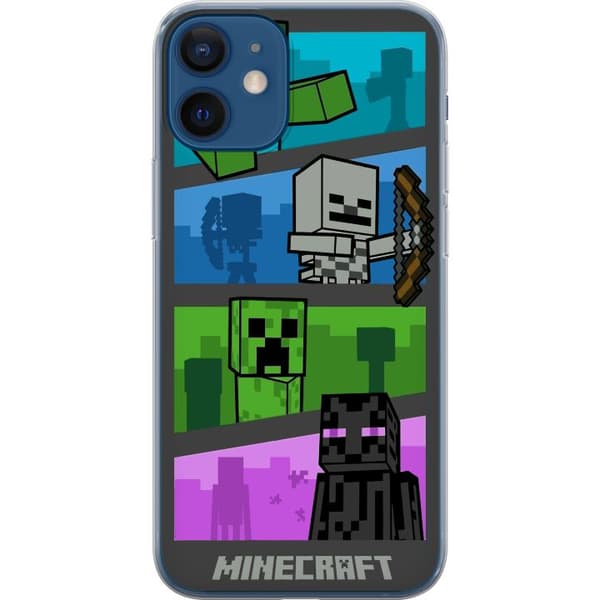 Apple iPhone 12  Genomskinligt Skal Minecraft