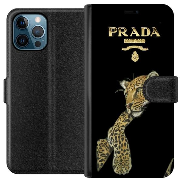 Apple iPhone 12 Pro Max Lommeboketui Prada Leopard
