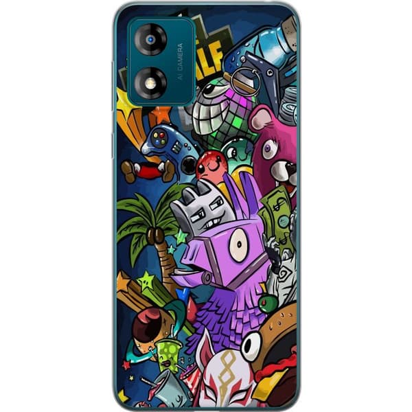 Motorola Moto E13 Läpinäkyvä kuori Minecraft