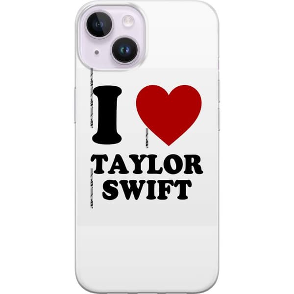 Apple iPhone 14 Läpinäkyvä kuori Taylor Swift