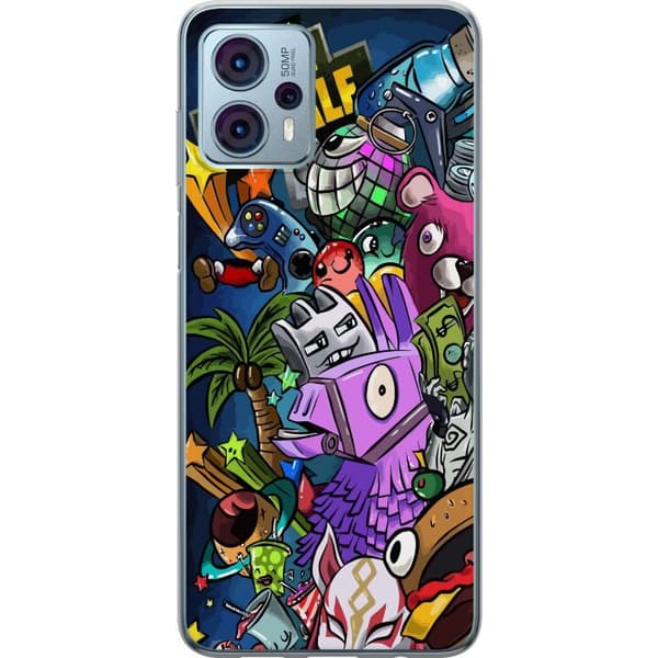 Motorola Moto G23 Genomskinligt Skal Minecraft