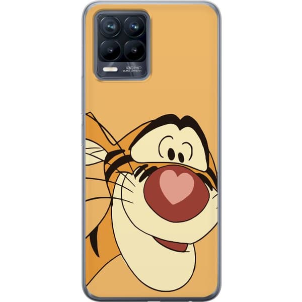 Realme 8 Gennemsigtig cover Tiger