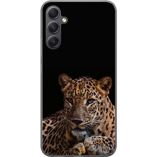 Samsung Galaxy A15 5G Gjennomsiktig deksel Leopard