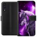 Pikkukuva 1 / 3: Samsung Galaxy A50 Lompakkokotelo Punainen Susi