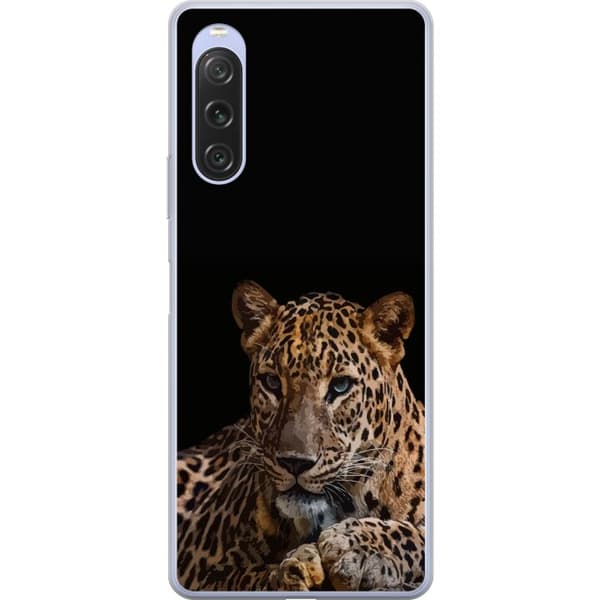 Sony Xperia 10 V Läpinäkyvä kuori Leopard