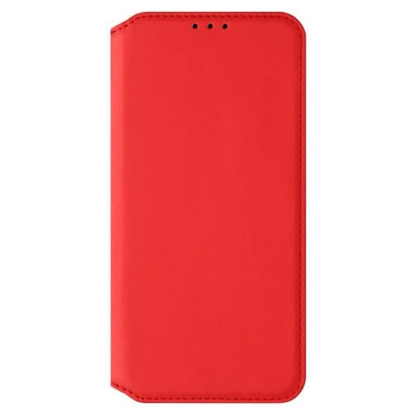 Fodral till Galaxy A05s - AVIZAR - Korthållare Videostöd Magnetic Flip Röd