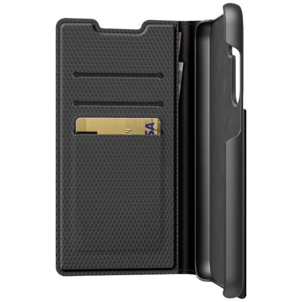 Plånboksfodral - Black Rock - Samsung Galaxy S23 FE - Mjuk - Svart - Flik