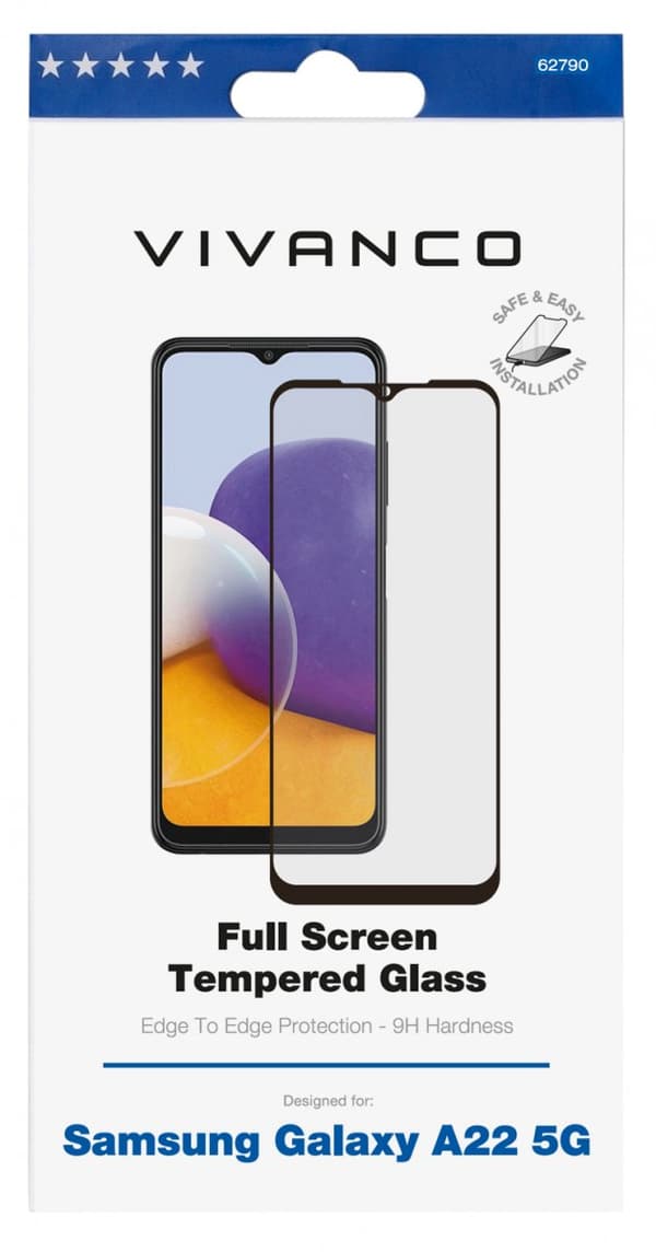 Vivanco Samsung Galaxy A22 5G Skærmbeskytter Full Screen