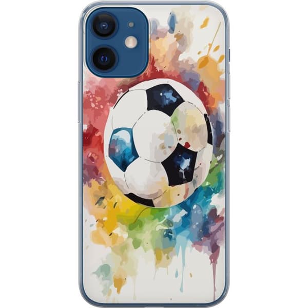 Apple iPhone 12  Genomskinligt Skal Fotboll