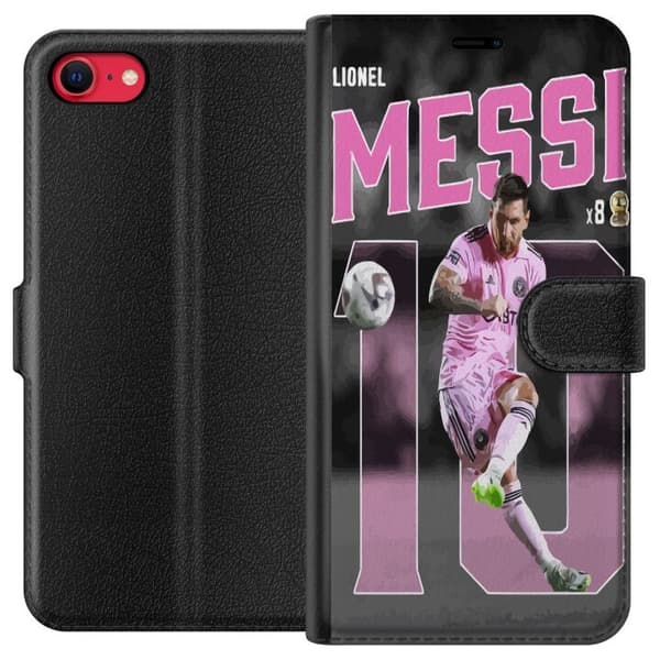 Apple iPhone SE (2022) Plånboksfodral Lionel Messi - Rosa