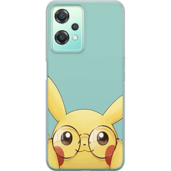 OnePlus Nord CE 2 Lite 5G Läpinäkyvä kuori Pikachu lasit