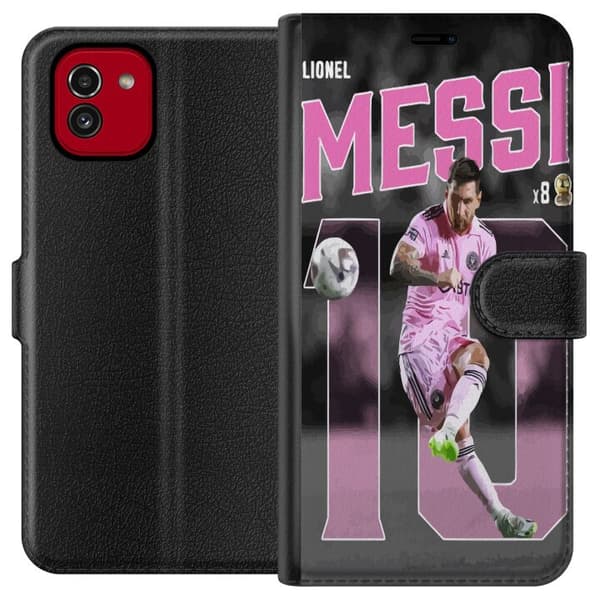 Samsung Galaxy A03 Lompakkokotelo Lionel Messi