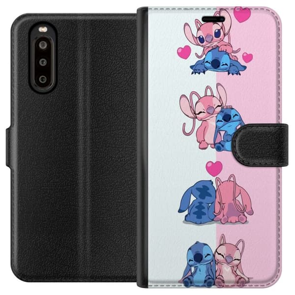 Sony Xperia 10 II Tegnebogsetui Lilo & Stitch