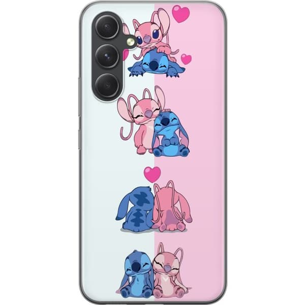 Samsung Galaxy S24+ Gennemsigtig cover Lilo & Stitch