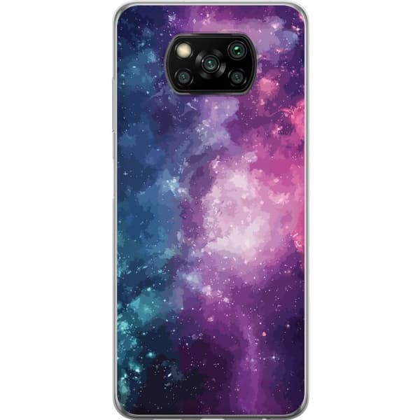 Xiaomi Poco X3 NFC Genomskinligt Skal Nebula