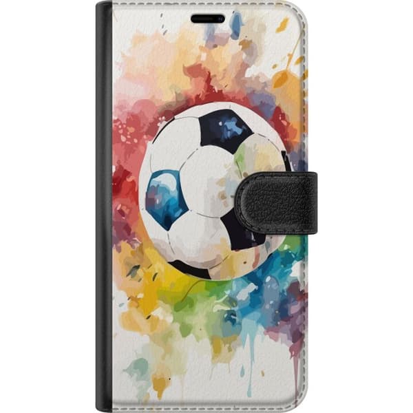 Xiaomi Redmi 12C Lompakkokotelo Jalkapallo