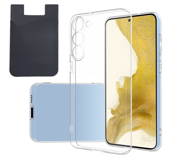 Samsung Galaxy S23 etui og kortholder - beskyttelse og praktisk korthåndtering - sort
