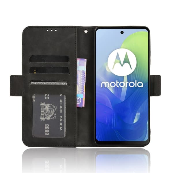 SKALO Motorola Moto G04 6-RUM Pungetaske - Sort
