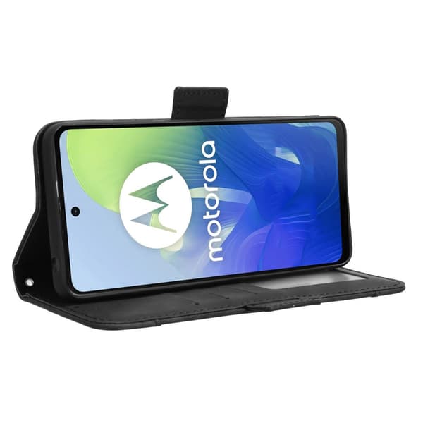 SKALO Motorola Moto G04 6-RUM Pungetaske - Sort