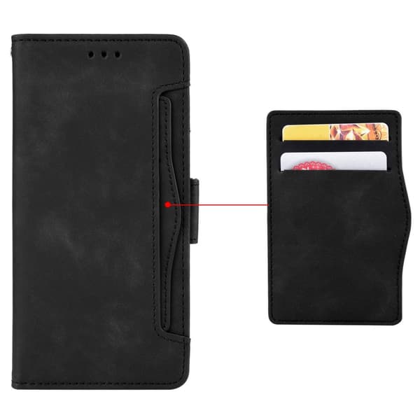 SKALO Motorola Moto G04 6-RUM Pungetaske - Sort