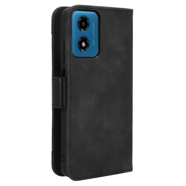SKALO Motorola Moto G04 6-RUM Pungetaske - Sort