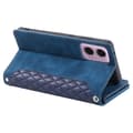 Miniatyrbild 2 av 10: SKALO Motorola Moto G04 Big Wallet Quiltat Plånbok - Blå