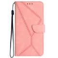 Miniatyrbild 7 av 8: SKALO Motorola Moto G04 Embossed Plånboksfodral i PU-Läder - Rosa