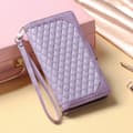 Miniatyrbild 9 av 10: SKALO Motorola Moto G04 Big Wallet Quiltat Plånbok - Lila