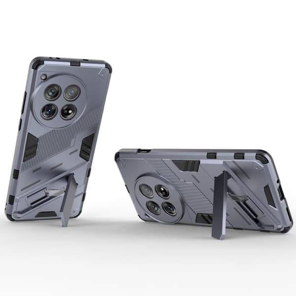 SKALO OnePlus 12 5G Hybrid BIBERCAS Cover - Mørkeblå