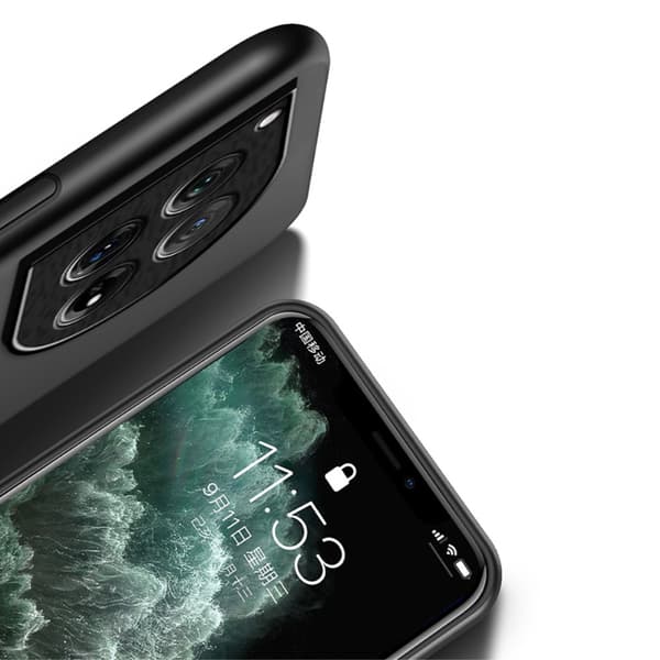 SKALO OnePlus 12 5G Hybridi TPU suojakuori - Musta