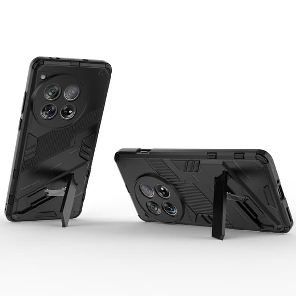 SKALO OnePlus 12 5G Armor Hybrid BIBERCAS Skal - Svart
