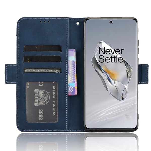 SKALO OnePlus 12 5G 6-lokeroa Lompakkokotelo - Sininen