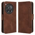 Pikkukuva 1 / 7: SKALO OnePlus 12R 5G 6-lokeroa Lompakkokotelo - Ruskea