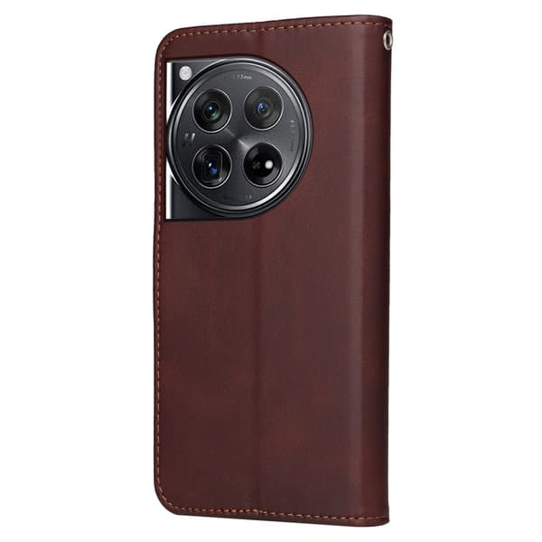 SKALO OnePlus 12 5G PU-læder Pungetui