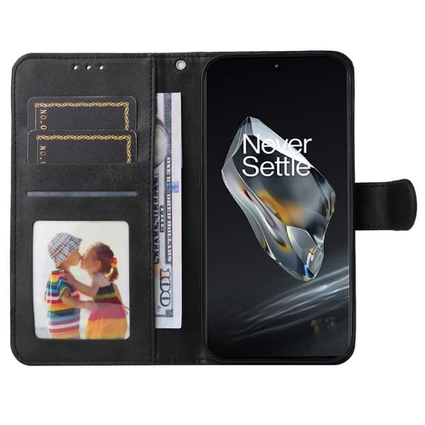 SKALO OnePlus 12 5G PU-læder Pungetui