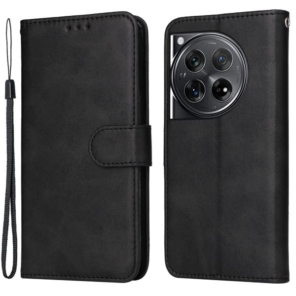SKALO OnePlus 12 5G PU-læder Pungetui