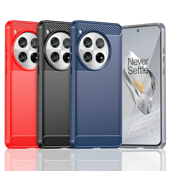 SKALO OnePlus 12 5G Armor Carbon Stöttåligt TPU-skal