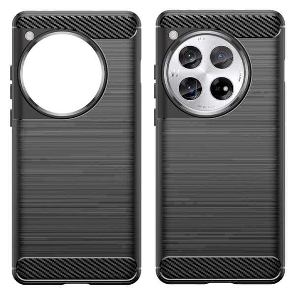 SKALO OnePlus 12 5G Armor Carbon Stødsikker TPU-cover