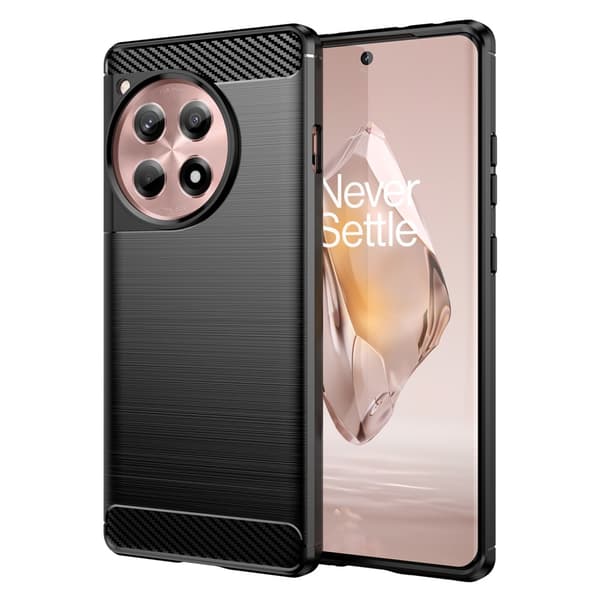 SKALO OnePlus 12R 5G Armor Carbon Stöttåligt TPU-skal