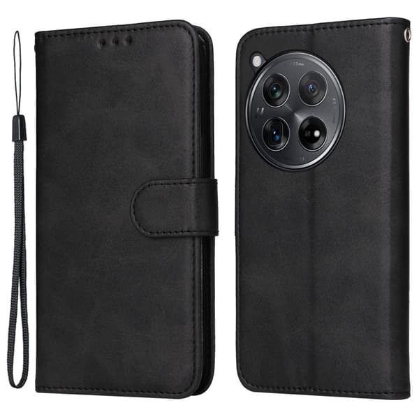 SKALO OnePlus 12R 5G PU-læder Pungetui