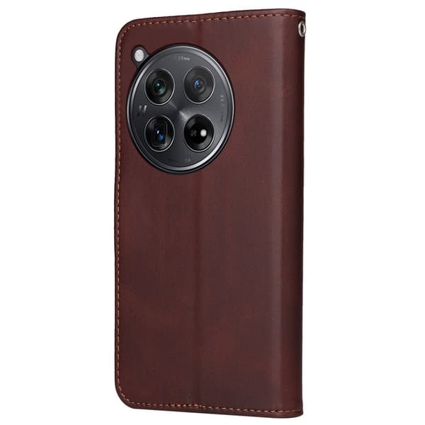 SKALO OnePlus 12R 5G PU-læder Pungetui