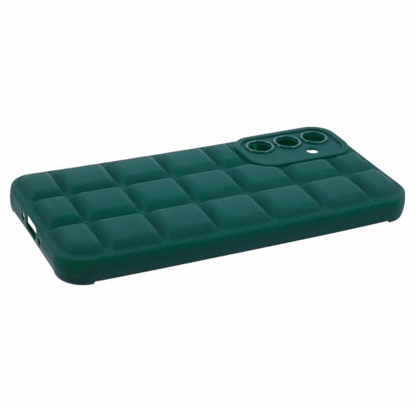 SKALO Samsung A15 4G Puffer Bumper TPU-suojakuori - Vihreä