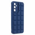 Pikkukuva 3 / 6: SKALO Samsung A15 4G Puffer Bumper TPU-suojakuori - Tummansininen