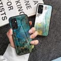 Pikkukuva 6 / 10: SKALO Samsung A15 4G Marmori karkaistu lasi TPU-suojakuori - #1