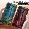 Miniatyrbillede 8 af 10: SKALO Samsung A15 4G Marmor hærdet glas TPU Cover - #5