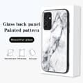 Miniatyrbillede 9 af 10: SKALO Samsung A15 4G Marmor hærdet glas TPU Cover - #5